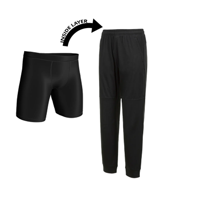 PRO-LINE 2-in-1 Pant black